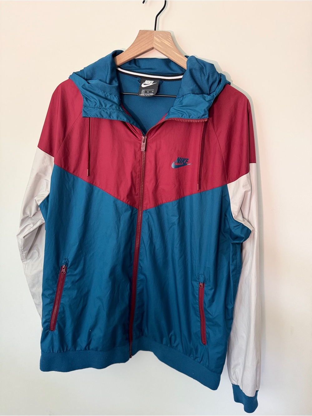 Vintage Nike Jacket Windbreaker Medium Color Block
